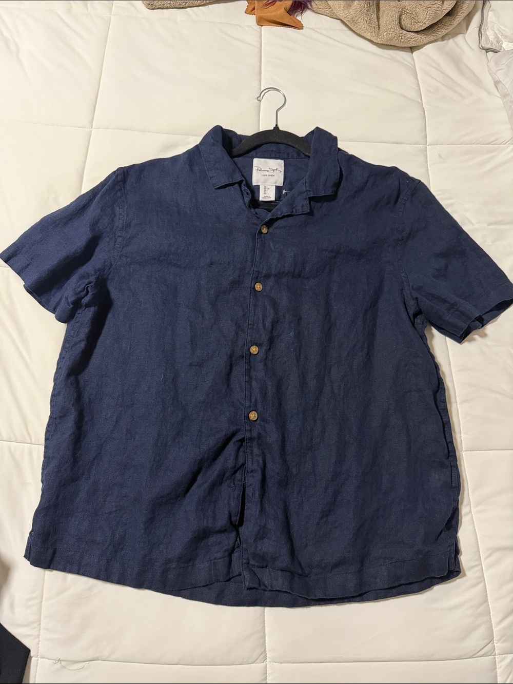 Panama Jack Short-Sleeve Button-Down Shirt - Blue